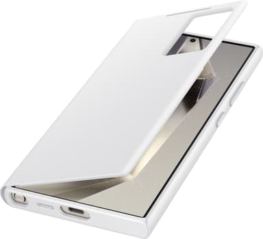 Samsung Galaxy S24 Ultra Smart View Wallet deksel (hvit)