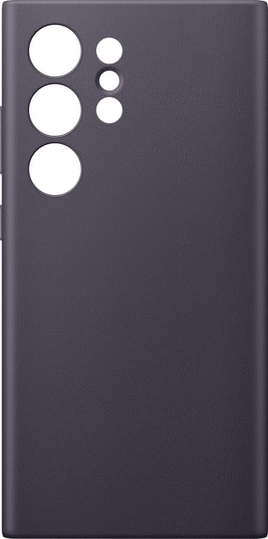 Samsung Galaxy S24 Ultra Vegan Leather deksel (fiolett)