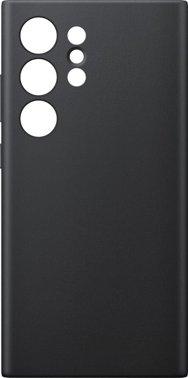 Samsung Galaxy S24 Ultra Vegan Leather deksel (sort)