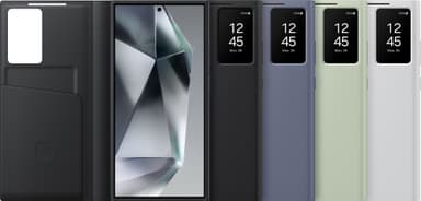 Samsung Galaxy S24 Ultra Smart View Wallet deksel (hvit)