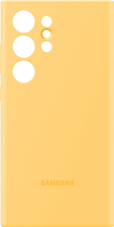 Samsung Galaxy S24 Ultra silikondeksel (gul)