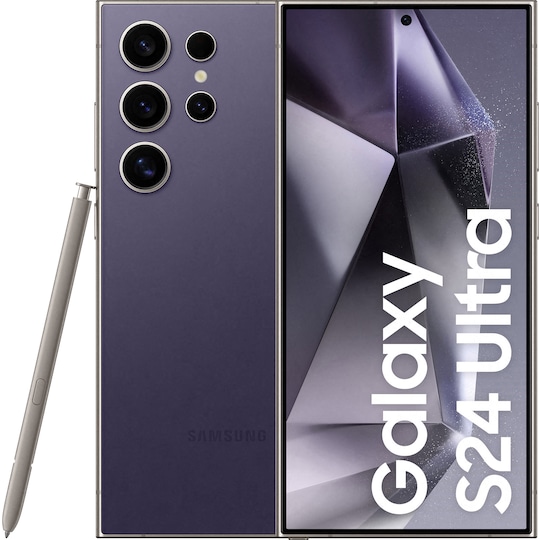Samsung Galaxy S24 Ultra 5G smarttelefon 12/256GB Titanium Violet