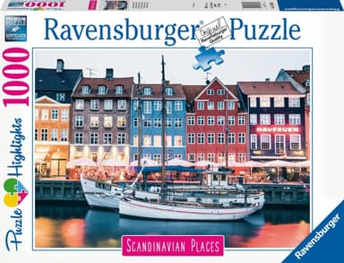 Ravensburger Copenhagen Danmark pussel, 1000 bitar