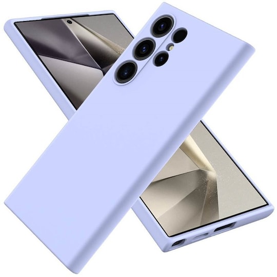 Liquid silikon deksel Samsung Galaxy S24 Ultra - Lavendel