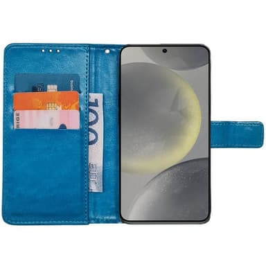 Lommebokdeksel 3-kort Samsung Galaxy S24 - Lyseblå