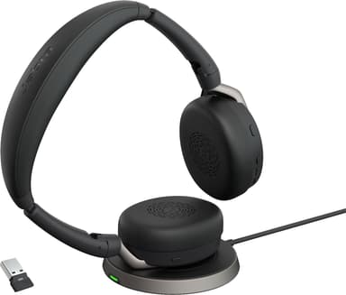 Jabra Evolve2 65 Flex USB-A hodetelefoner (MS Teams-utgave)