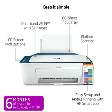HP+ Deskjet 2721e AIO inkjet printer