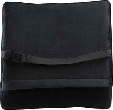 Arrozi Lumbar Back ryggstøtte til stol (sort)