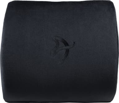 Arrozi Lumbar Back ryggstøtte til stol (sort)