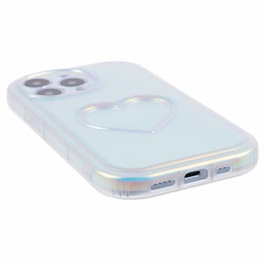 Til iPhone 15 Pro Max Deksel TPU 3D-effekt Hjerteform
