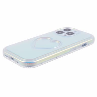Til iPhone 15 Pro Max Deksel TPU 3D-effekt Hjerteform