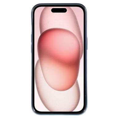 Til iPhone 15 TPU-deksel Elektrobelagt Rynket - Blå