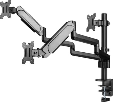 Essentials Triple Spring skjermarm (sort)