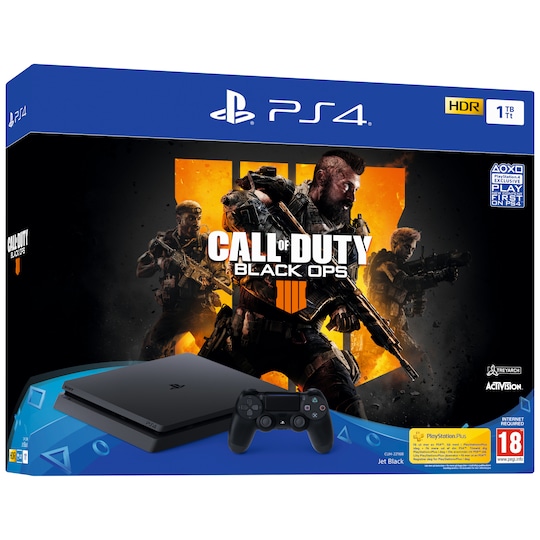 dash Mince Anvendt PlayStation 4 Slim 1 TB Call of Duty: Black Ops 4-pakke - Elkjøp