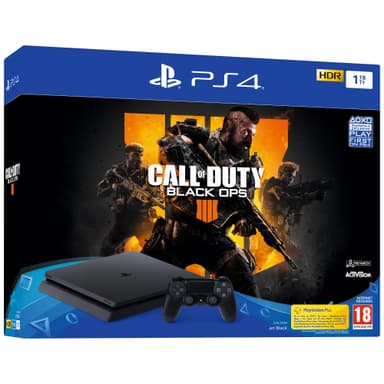 PlayStation 4 Slim 1 TB Call of Duty: Black Ops 4-pakke