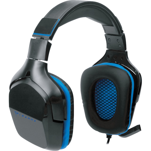 Piranha HP90 gaming headset (sort & blå)
