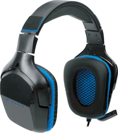 Piranha HP90 gaming headset (sort & blå)
