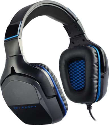 Piranha HP90 gaming headset (sort & blå)