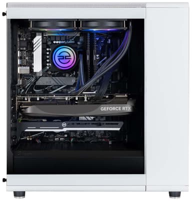 PCSpecialist North 200 i7/32/2000/4070 Ti Super (hvit)