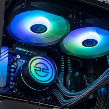 PCSpecialist North 100 i7-14F/16/1000/4070 Super gaming-PC (hvit)