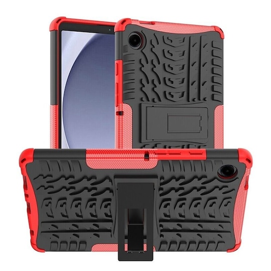 Støtsikker deksel med stativ Samsung Galaxy Tab A9 - Rød