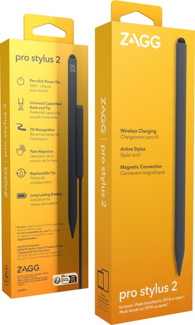 Zagg Pro Stylus 2 stylus for nettbrett (grå)