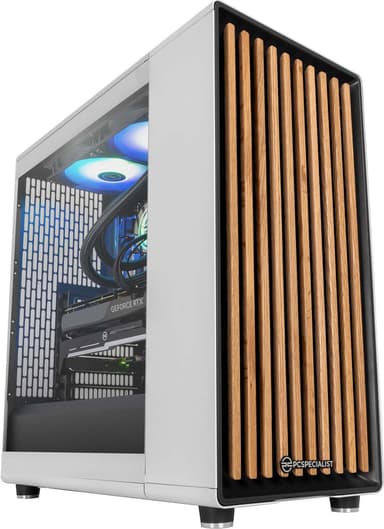 PCSpecialist North 100 i7-14F/16/1000/4070 Super gaming-PC (hvit)