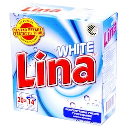 Lina vaskepulver (hvit)