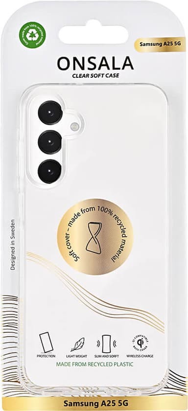 Onsala Samsung Galaxy A25 5G deksel (gjennomsiktig)