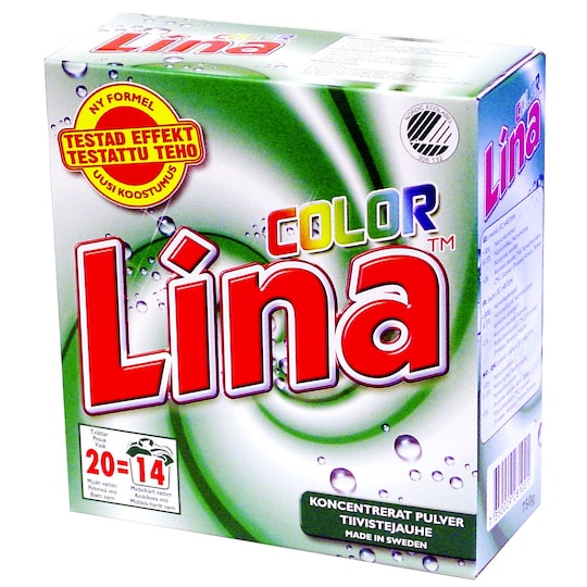 Lina vaskepulver (farget)