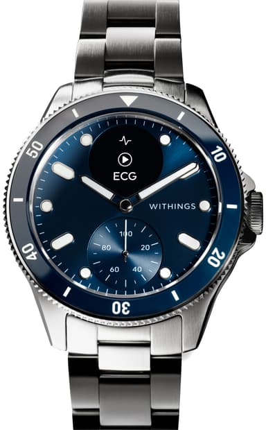 Withings ScanWatch Nova hybridklokke 42mm (blå)