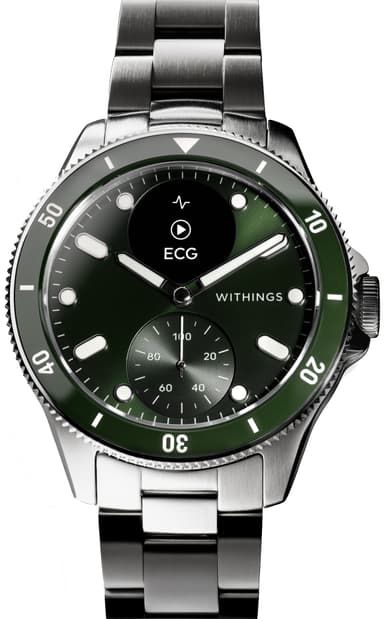 Withings ScanWatch Nova hybridklokke 42mm (grønn)