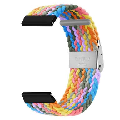 Flettet klokkereim Nokia Steel HR (40mm) - lightrainbow