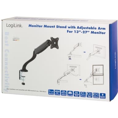 LogiLink Monitorarm gas dubbel 13-27"" (BP0023)
