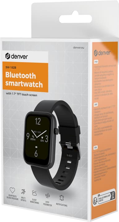 Denver SW-182 smartklokke (sort)