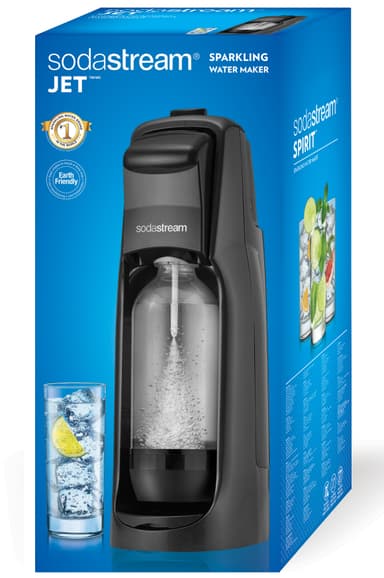 SodaStream Jet kullsyremaskin (metallisk sort) 1012101776