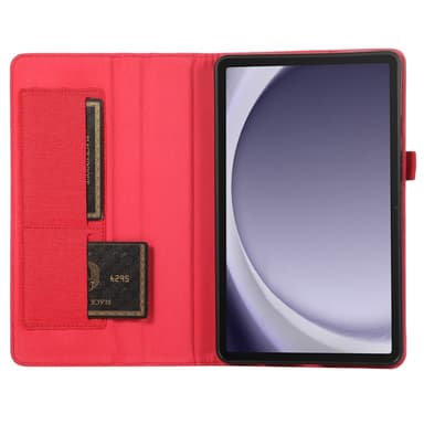 Samsung Galaxy Tab A9+ Sammenleggbar veske kortholder Stofftekstur