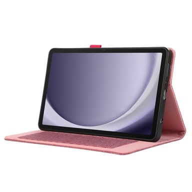 Samsung Galaxy Tab A9+ Sammenleggbar veske kortholder Stofftekstur