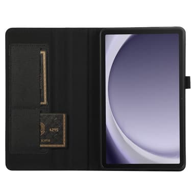 Samsung Galaxy Tab A9 Sammenleggbart deksel kortholder Stofftekstur