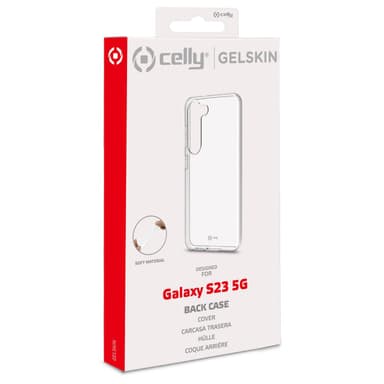 Gelskin TPU-deksel Galaxy S23 5G Gjennomsiktig