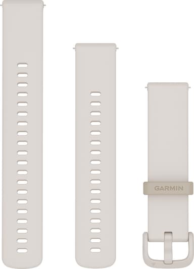 Garmin 20mm Quick Release klokkerem av silikon (beige)