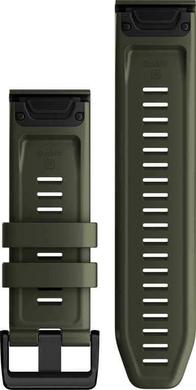 Garmin 26mm Quickfit klokkerem av silikon (grønn)