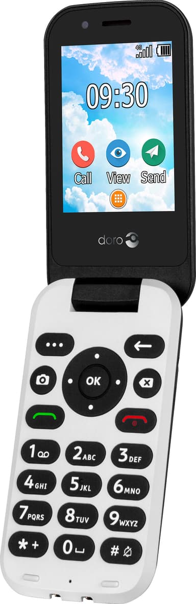 Doro 7031 mobiltelefon (sort)
