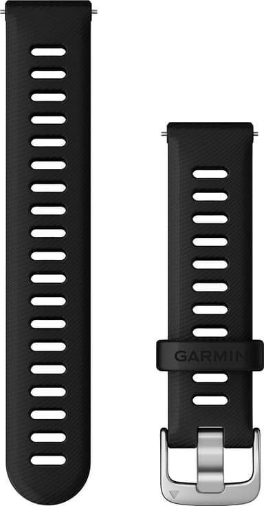Garmin Forerunner 255S 18mm klokkerem (sort)