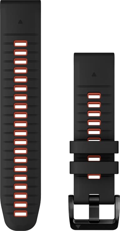 Garmin 22mm QuickFit klokkerem av silikon (rød)