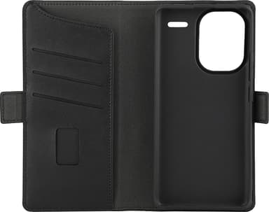Gear Xiaomi Redmi Note 13 Pro+ deksel med lommer (sort)