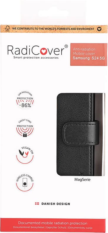 Radicover Flipcase Samsung Galaxy S24 wallet cover (black)