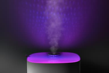 Apt Ultrasonic kjølig luftfukter (grå)