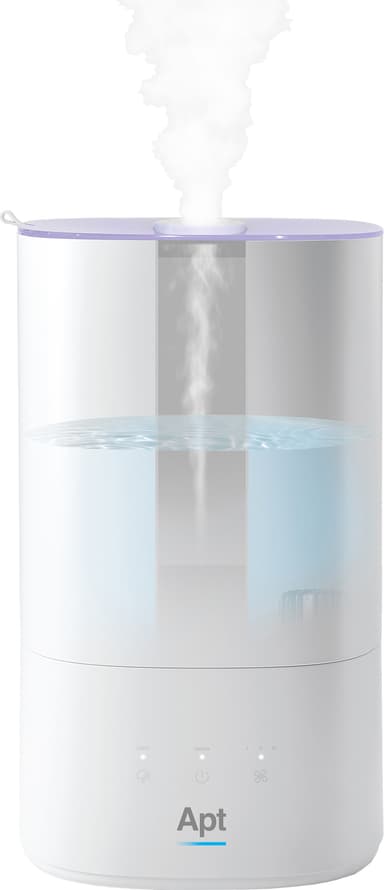 Apt Ultrasonic kjølig luftfukter (grå)
