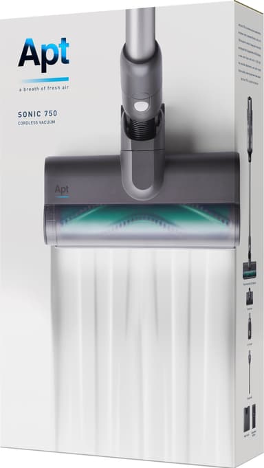 Apt Sonic 750 trådløs støvsuger (grå)